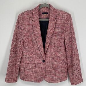 Tommy Hilfiger Tweed Blazer Women’s Size 12 Red, White & Blue
